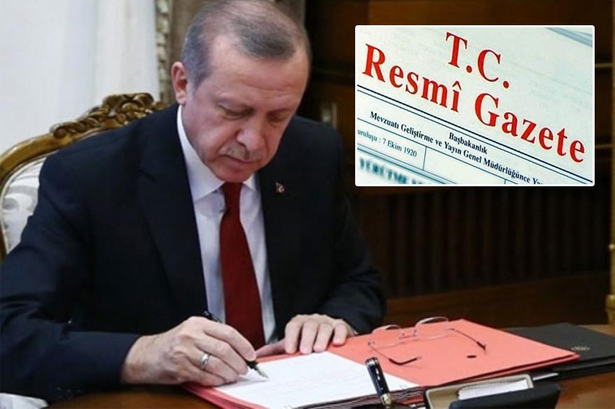 Cumhurbaşkanlığı tarafından yapılan atamalar Resmi Gazete’de