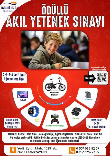 Aydın’da zeka ve yetenek yarıştı