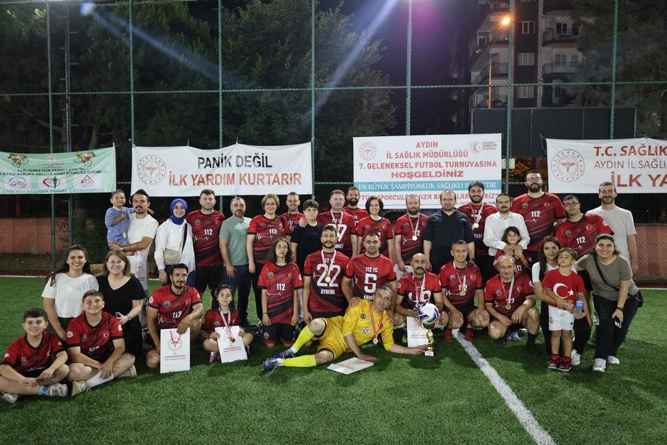 Aydın’da sağlık çalışanlarının futbol heyecanı sona erdi