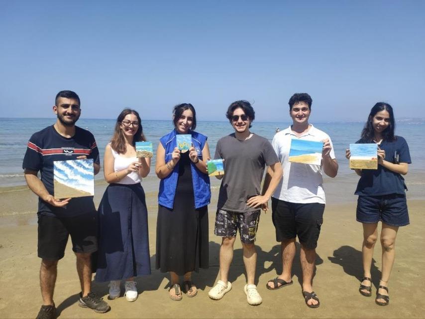 Aydınlı gençler Milli Park'ta sanatla buluştu