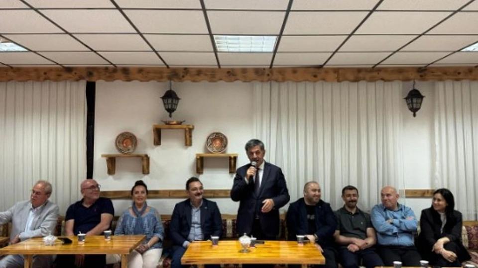 Erzincan Belediye Başkanı Bekir Aksun, TİMBİR ve BHA yönetimini ağırladı