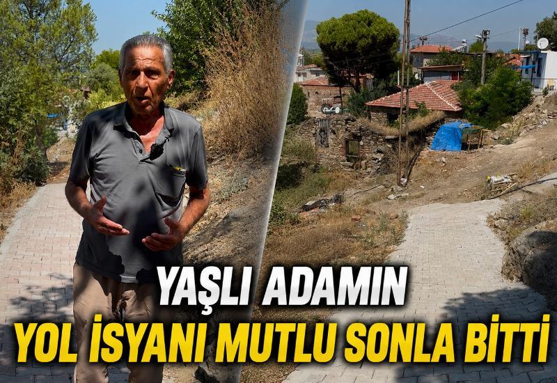 Yaşlı adamın yol isyanı mutlu sonla bitti