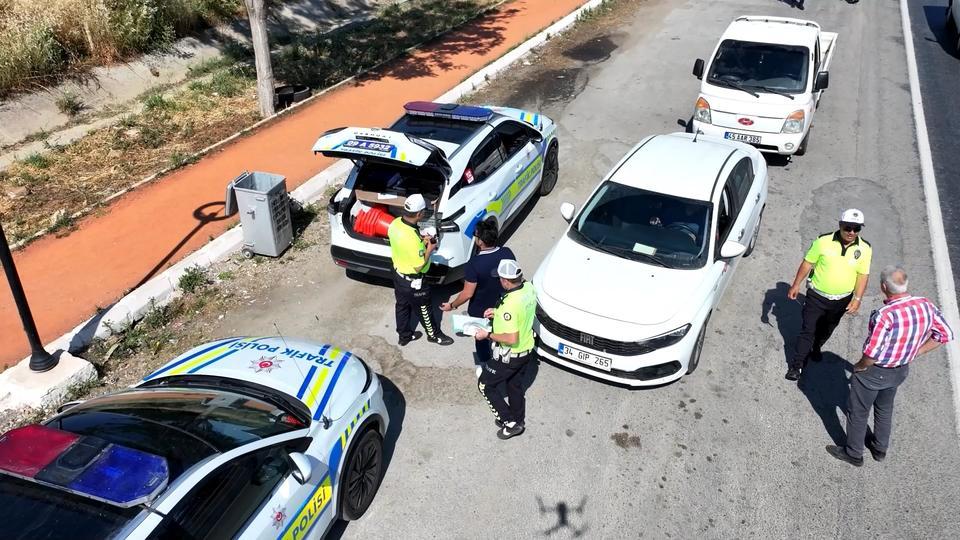 Aydın’da ekiplerden bayram öncesi sıkı trafik denetimi