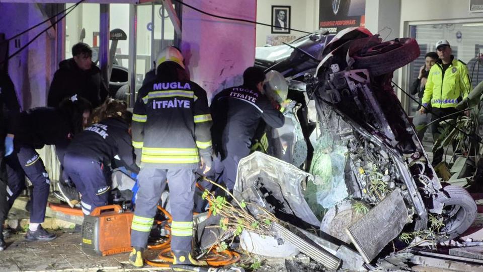 Aydın'ın komşusunda korkunç kaza