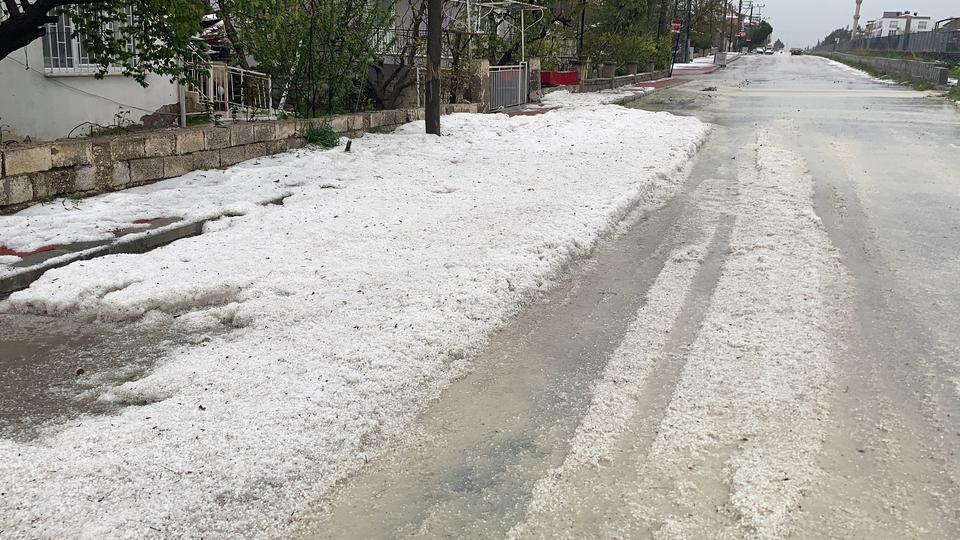 Dolu yağışı hayatı olumsuz etkiledi