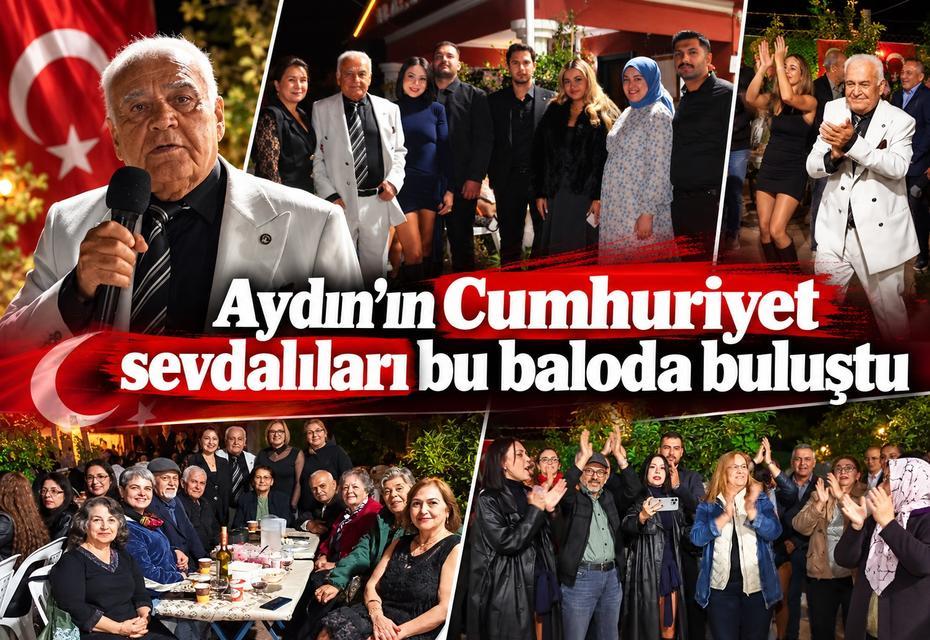 Aydın’ın Cumhuriyet sevdalıları bu baloda buluştu