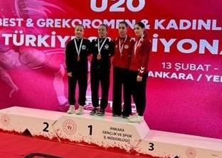 Aydınlı güreşçiler Türkiye Şampiyonası’ndan madalyalarla döndü