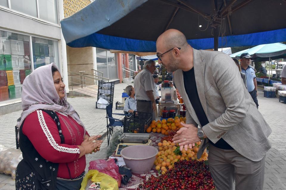 ORTAKLAR'DA İKİNCİ SEMT PAZARI AÇILDI
