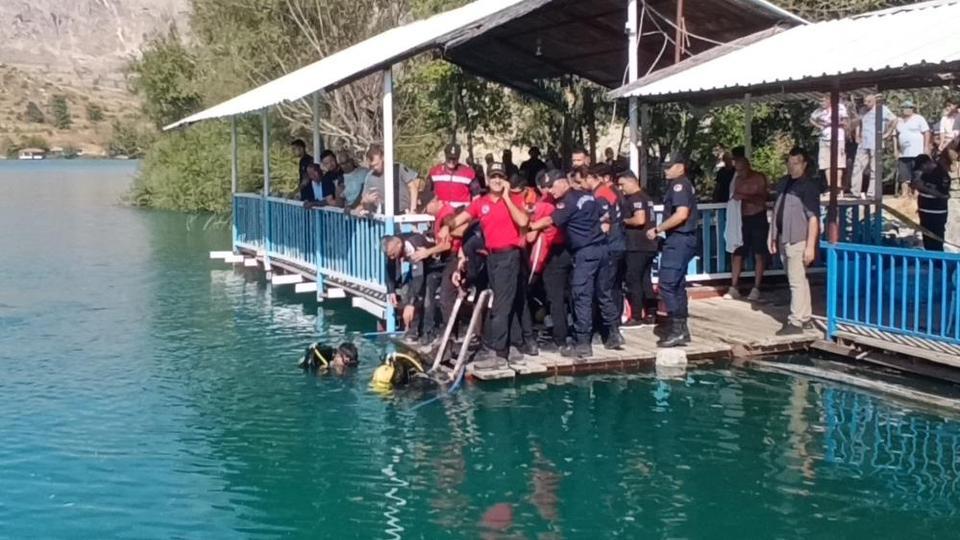 Baraj gölüne giren çocuktan acı haber
