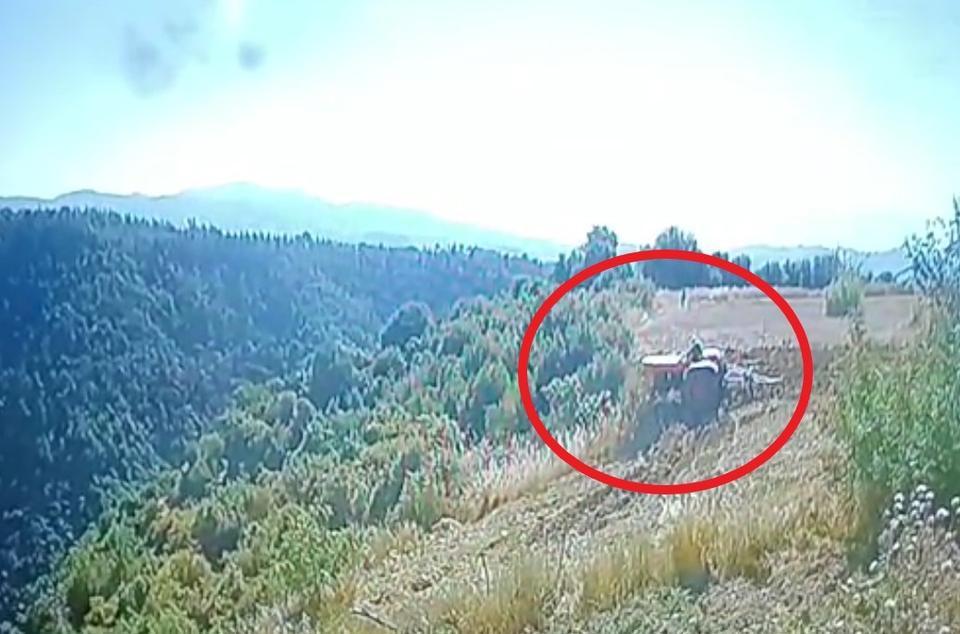 Traktör sürücüsü ölüme böyle gitti