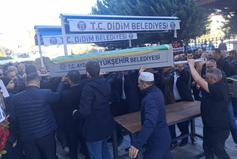 Aydın’da 8 saat arayla vefat eden Kır çifti son yolculuğuna uğurlandı