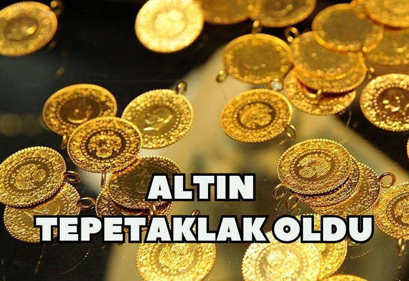 Altın tepetaklak oldu