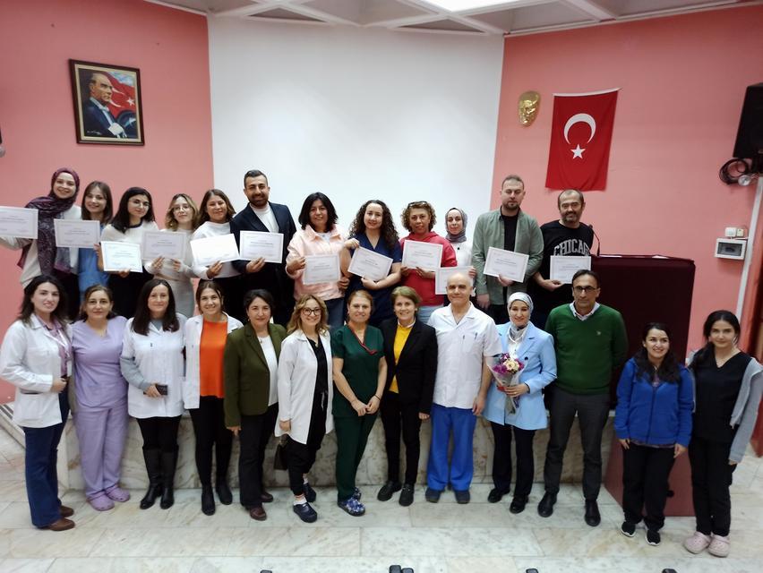 Aydın Devlet Hastanesi'ndeki eğitim programı sona erdi