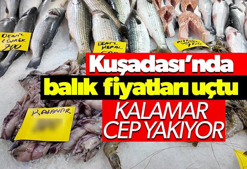Kuşadası’nda balık fiyatları uçtu