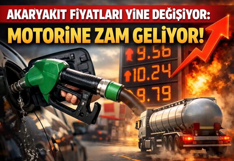 Akaryakıt fiyatları yine değişiyor: Motorine zam geliyor