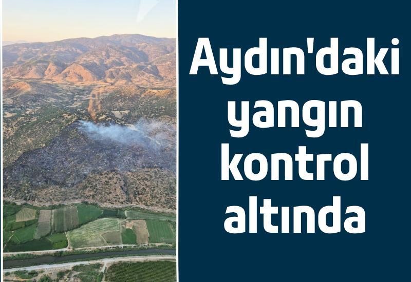 Aydın'daki yangın kontrol altında