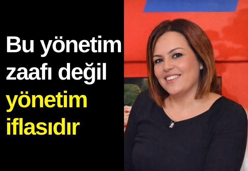 Bu yönetim zaafı değil yönetim iflasıdır