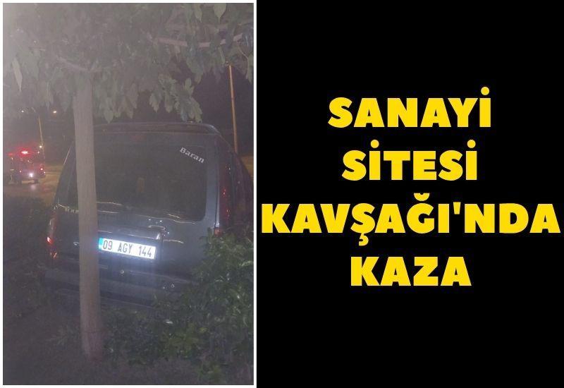 Sanayi Sitesi Kavşağı'nda kaza