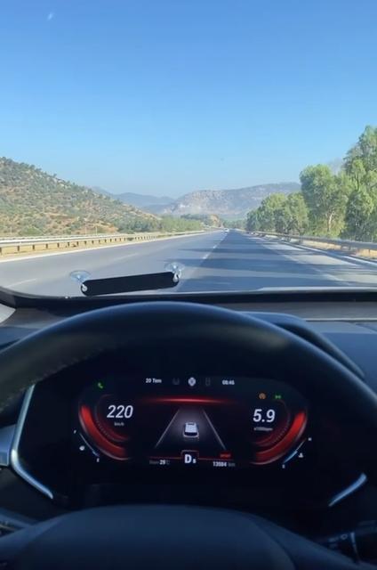 Aydın-İzmir otoyolunda tehlike saçtı