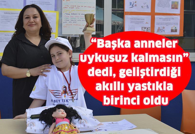 “Başka anneler uykusuz kalmasın” dedi, geliştirdiği akıllı yastıkla birinci oldu