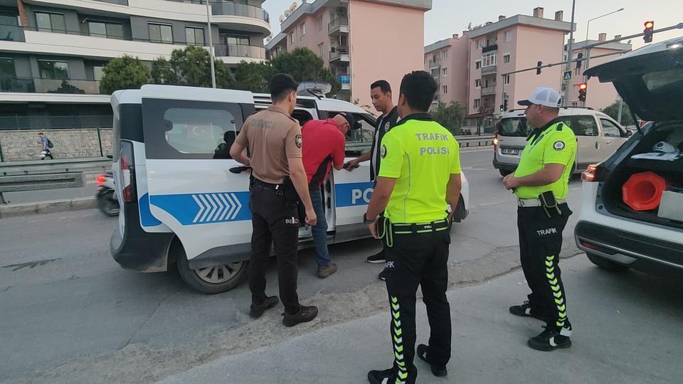 Aydın’da ayakta zor duran kişi araç kullanırken yakalandı