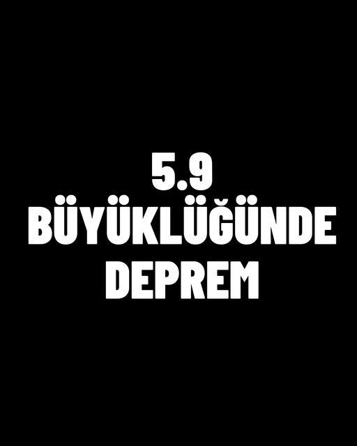 5.9 büyüklüğünde deprem