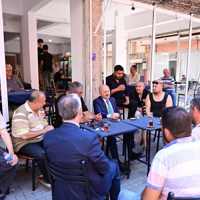 VALİ VAROL, İNCİRLİOVA'DA VATANDAŞLARLA BULUŞTU