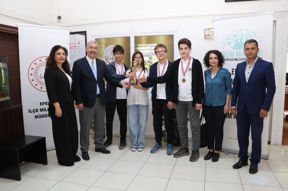 Liseler arası bilgi yarışmasında şampiyon Aydın Fen Lisesi oldu