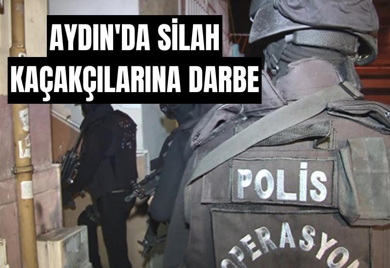 Aydın'da silah kaçakçılarına darbe