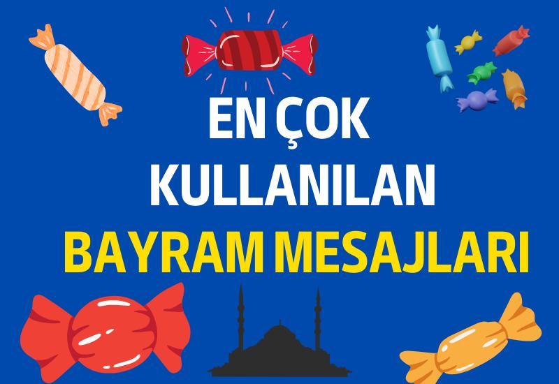 Ramazan Bayramı Mesajları arayanlar için en çok kullanılan bayram mesajları:

*
Sevdiklerinizle birlikte sağlık, mutluluk ve huzur dolu nice bayramlar dileriz. Ramazan Bayramınız kutlu olsun.
*
Evinizden aydınlık ve bereketin eksik olmaması dileğiyle! Bayramınız kutlu olsun.

*