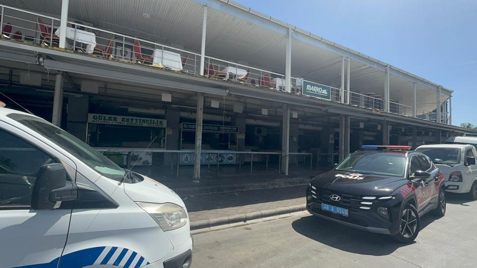 MARMARİS'TE PAZAR YERİNDE ŞÜPHELİ ÖLÜM