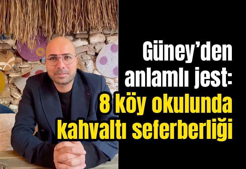 Güney’den anlamlı jest: 8 köy okulunda kahvaltı seferberliği