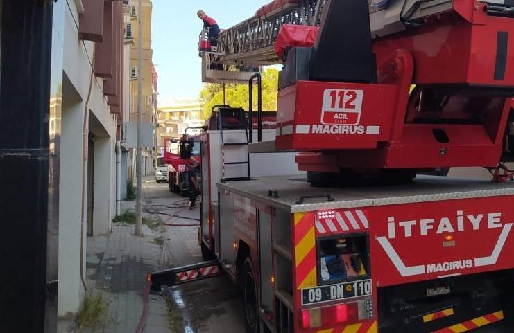 Aydın'da bir kişi tuvalette mahsur kaldı