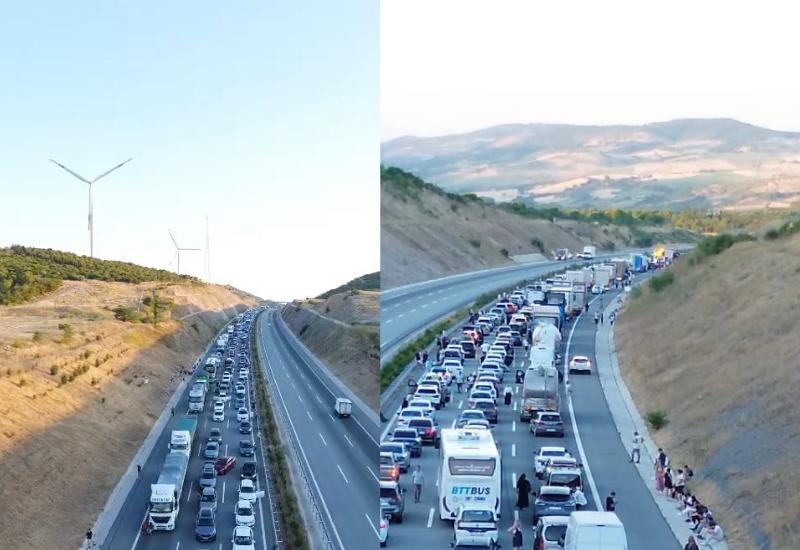 Tır ile akaryakıt tankeri çarpıştı, İzmir yolu kapandı