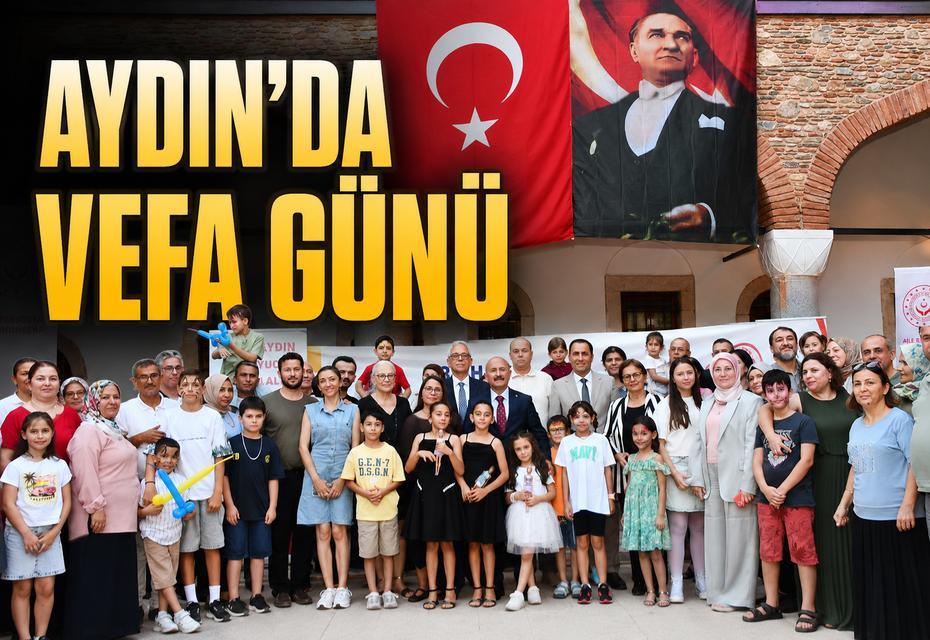 Aydın'da koruyucu ailelere vefa günü