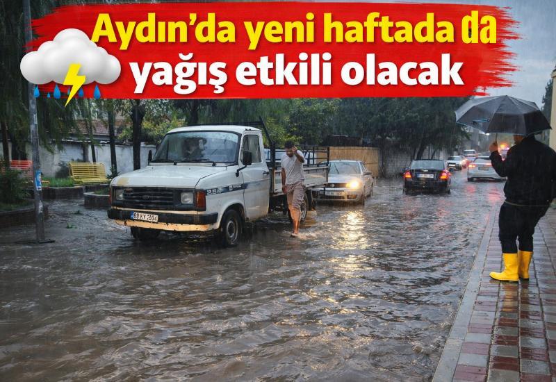 Aydın’da yeni haftada da yağış etkili olacak