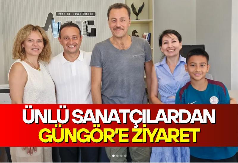 Ünlü sanatçılardan Aydınlı doktora ziyaret