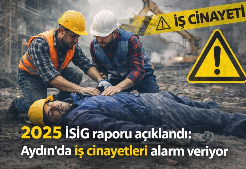 2025 İSİG raporu açıklandı: Aydın’da iş cinayetleri alarm veriyor