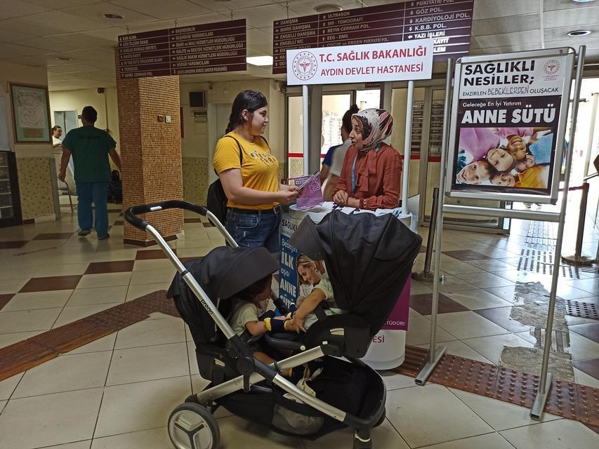 AYDIN DEVLET HASTANESİ'NDE DÜNYA EMZİRME HAFTASI ETKİNLİĞİ