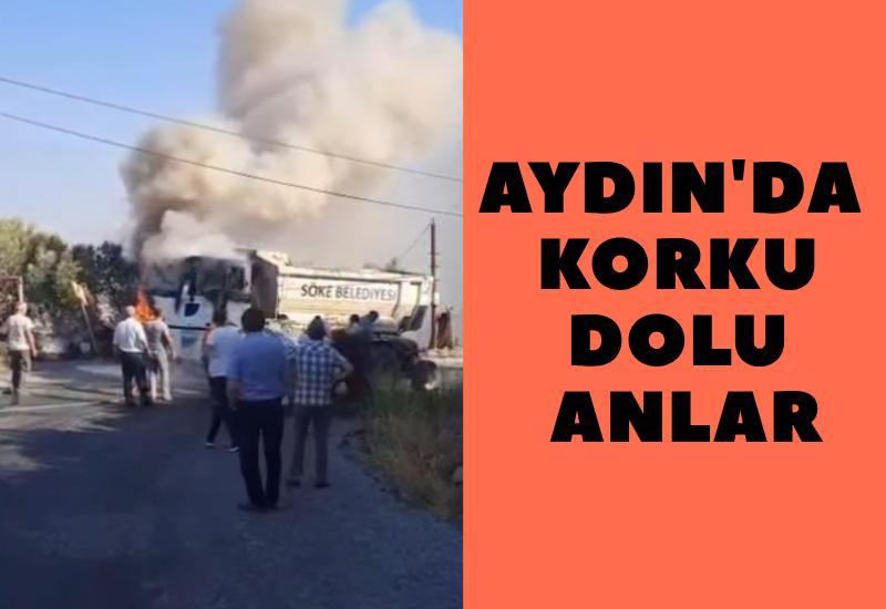 Söke'de korku dolu anlar
