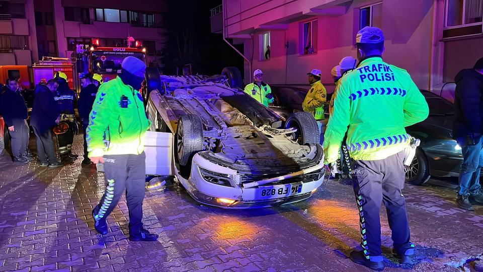 Alkollü sürücü sokağı ayağa kaldırdı