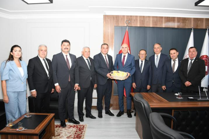 Aydın Ticaret Borsası'ndan Tekin'e ziyaret