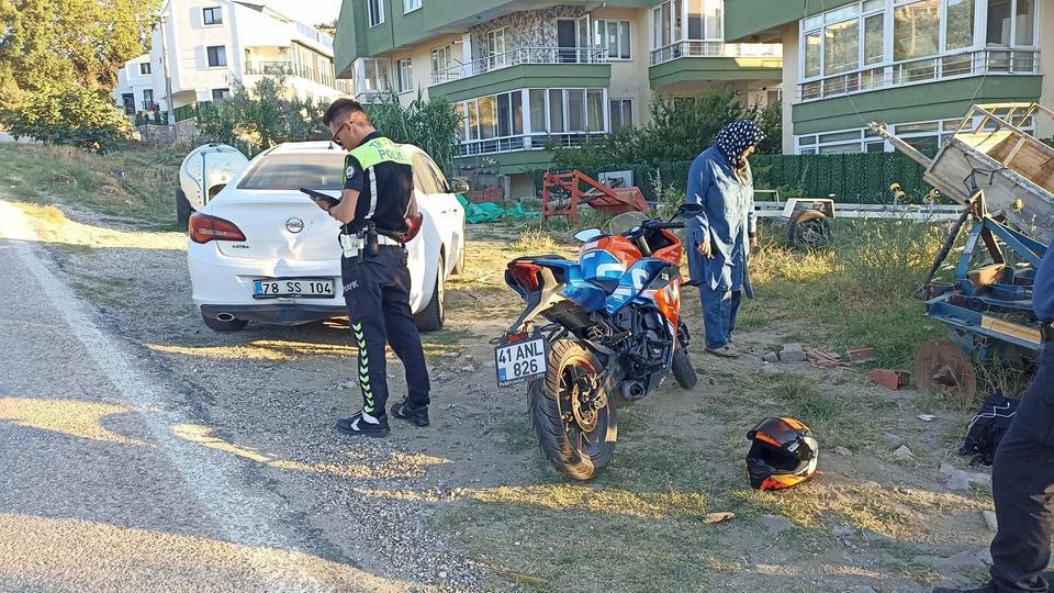 Motosiklet kazası: 1 yaralı