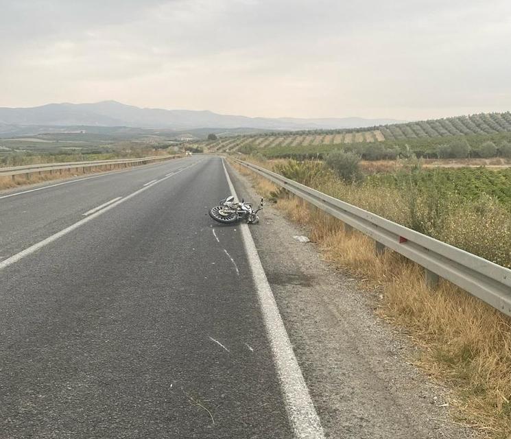 Motosiklet kazası: 21 yaşındaki sürücü ağır yaralı