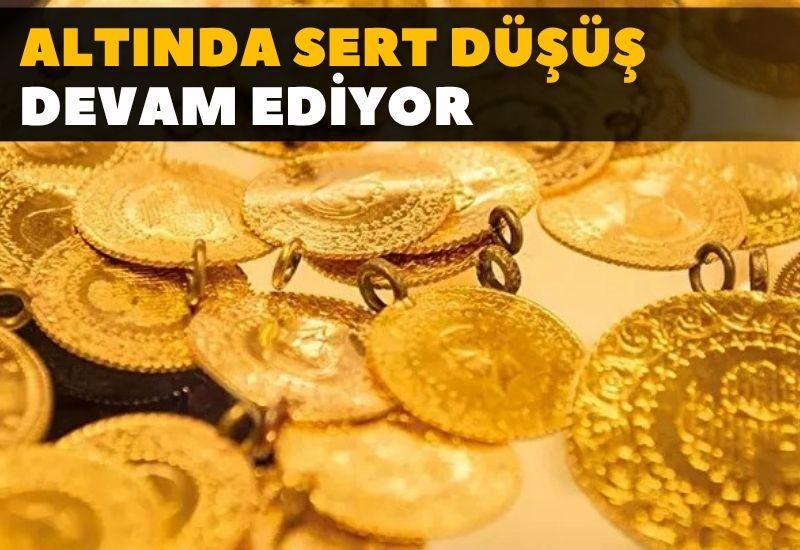 Altında sert düşüş devam ediyor