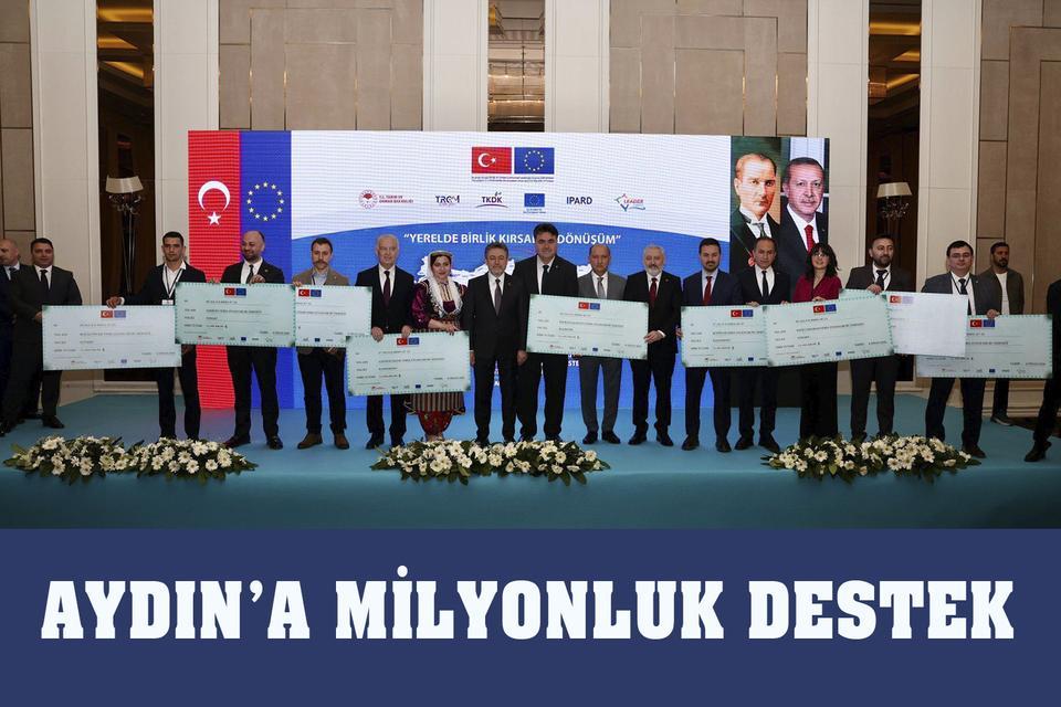 Aydın’a milyonluk destek