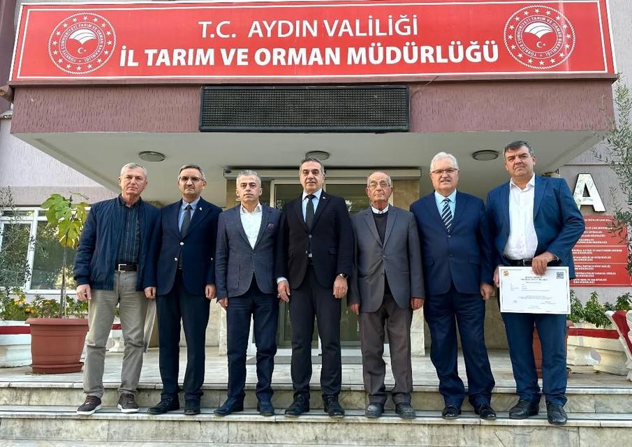 Aydın’da birinci derece tarımsal örgüt belgeleri sahiplerini buldu