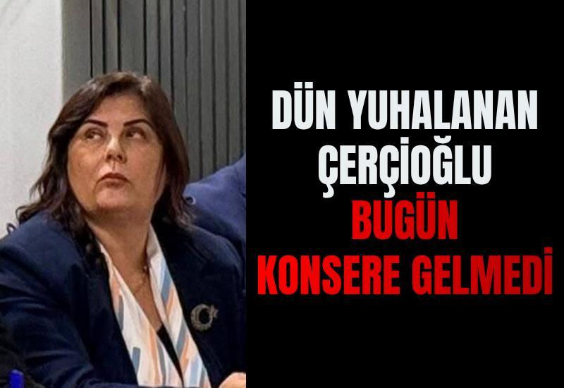 Dün yuhalanan Çerçioğlu bugün konsere gelmedi