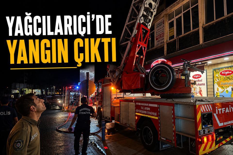 Yağcılariçi'nde yangın çıktı