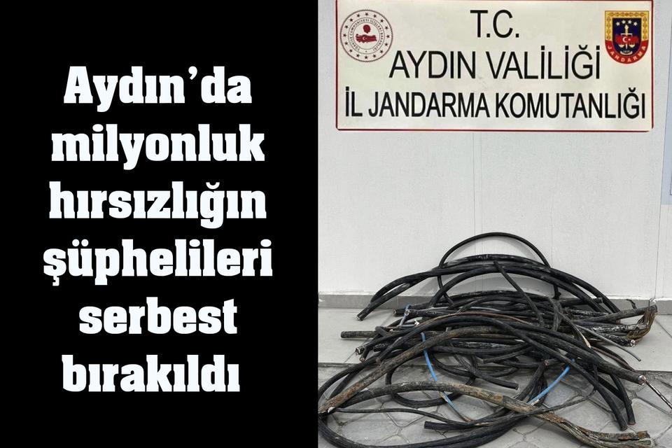 Aydın’da milyonluk hırsızlığın şüphelileri serbest bırakıldı